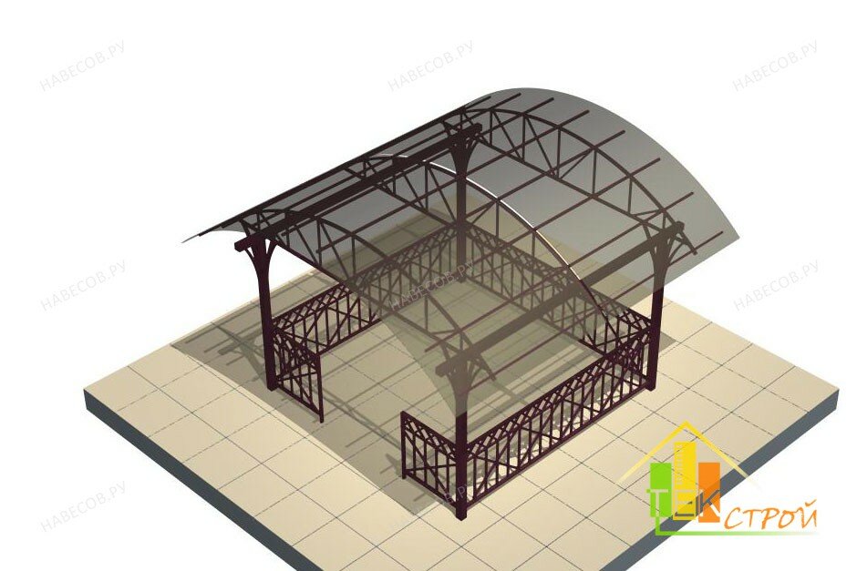 Беседки из поликарбона